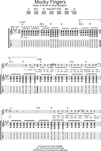 open zoom image for Mucky Fingers - Guitar TAB, New, Main