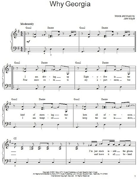 open zoom image for Why Georgia - Easy Piano, New, Main