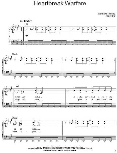 open zoom image for Heartbreak Warfare - Easy Piano, New, Main