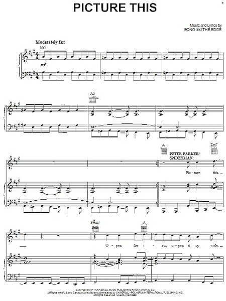 open zoom image for Picture This - Piano/Vocal/Guitar, New, Main