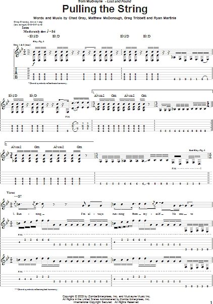 open zoom image for Pulling The String - Guitar TAB, New, Main