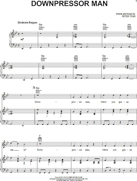open zoom image for Downpressor Man - Piano/Vocal/Guitar, New, Main