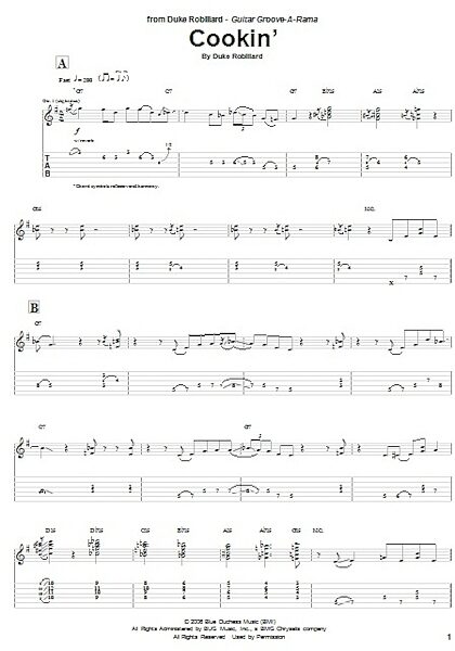 open zoom image for Cookin' - Guitar TAB, New, Main