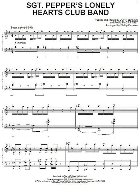 open zoom image for Sgt. Pepper's Lonely Hearts Club Band - Piano Solo, New, Main