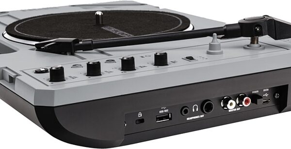 open zoom image for Reloop Spin Portable Belt-Drive Turntable System, New, Action Position Back