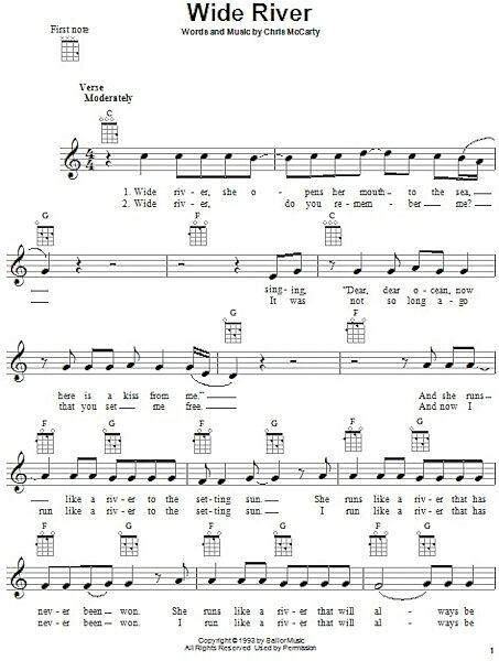 open zoom image for Wide River - Ukulele, New, Main