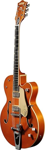 open zoom image for Gretsch G6120SSLVO Brian Setzer Nashville Electric Guitar (with Case), Angle