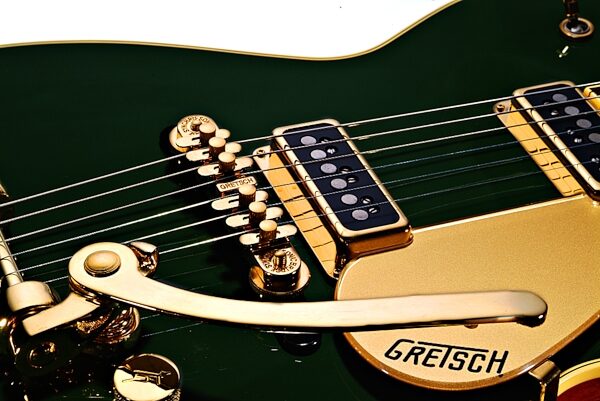 open zoom image for Gretsch G6128TCG Duo Jet Electric Guitar with DynaSonic Pickups and Bigsby (with Case), Body Close Up