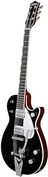 open zoom image for Gretsch G6128T-TVP Power Jet Electric Guitar (with Case), Black - Right