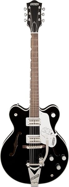 open zoom image for Gretsch G6137TCB Panther Electric Guitar (with Case), Black