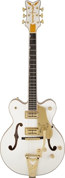 open zoom image for Gretsch G6139T-CBDC Center-Block Double Cutaway Falcon Electric Guitar (with Case), White