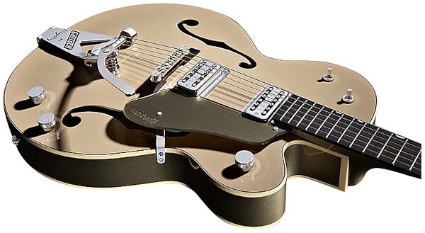 open zoom image for Gretsch G6118T-LTV 125th Anniversary Electric Guitar (with Case), Top Closeup