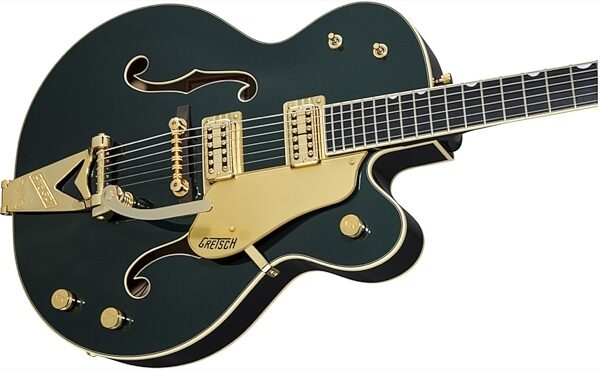 open zoom image for Gretsch G6196T-59 Country Club Electric Guitar (with Case), Cadillac Green Body Right