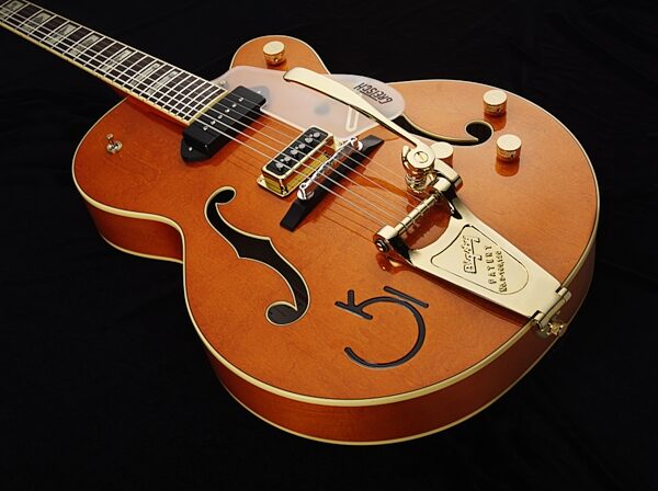open zoom image for Gretsch G6120 Eddie Cochran Hollowbody Electric Guitar with Case, Closeup