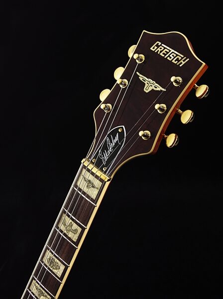 open zoom image for Gretsch G6120 Eddie Cochran Hollowbody Electric Guitar with Case, Headstock