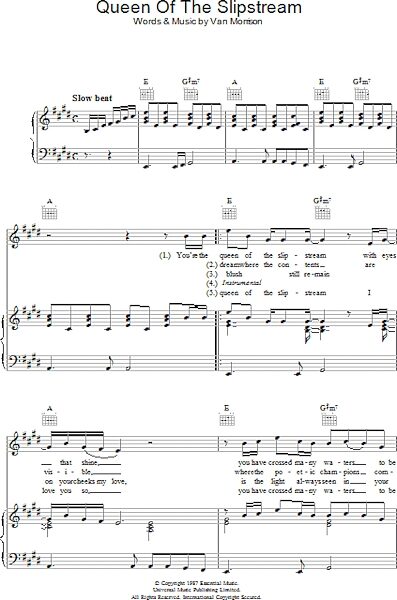 open zoom image for Queen Of The Slipstream - Piano/Vocal/Guitar, New, Main