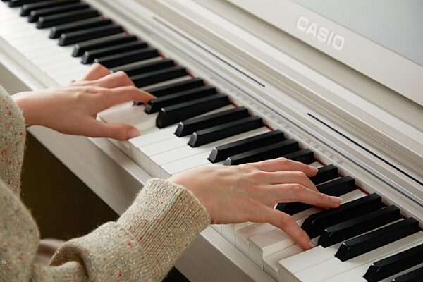 open zoom image for Casio AP-S200 Celviano Digital Piano, Gray Beige, AP-S200GB, Action Position Back
