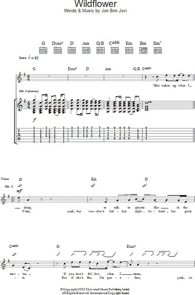 open zoom image for Wildflower - Guitar TAB, New, Main