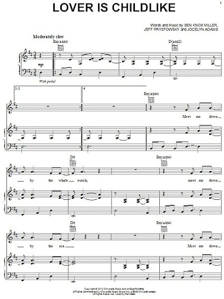 open zoom image for Lover Is Childlike - Piano/Vocal/Guitar, New, Main