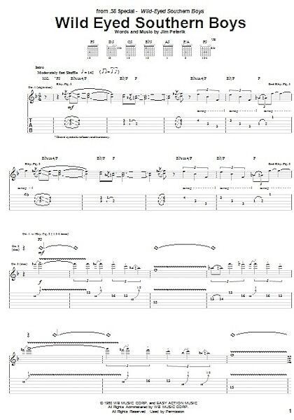 open zoom image for Wild Eyed Southern Boys - Guitar TAB, New, Main
