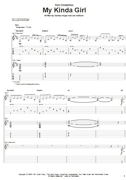 open zoom image for My Kinda Girl - Guitar TAB, New, Main