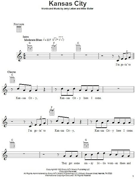 open zoom image for Kansas City - Ukulele, New, Main