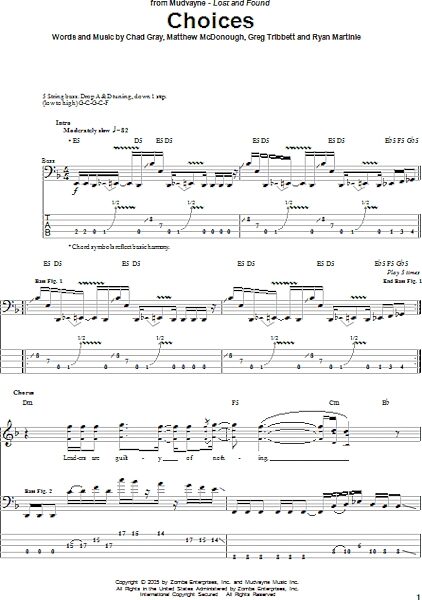 open zoom image for Choices - Bass Tab, New, Main