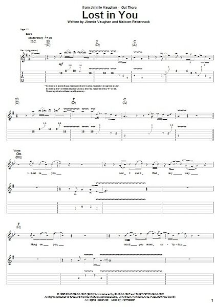 open zoom image for Lost In You - Guitar TAB, New, Main
