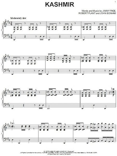 open zoom image for Kashmir - Piano Solo, New, Main
