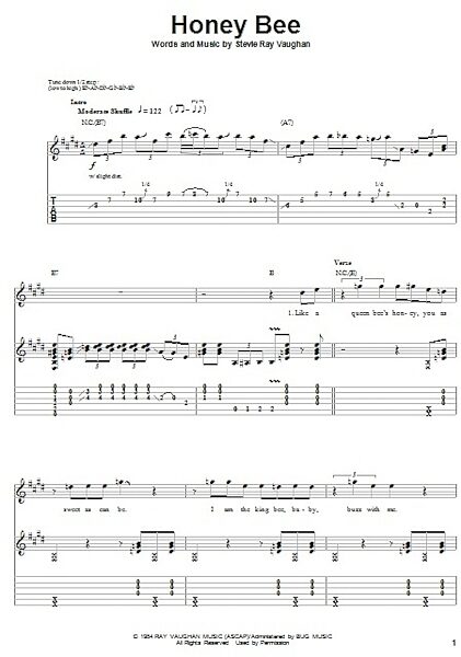 open zoom image for Honey Bee - Guitar Tab Play-Along, New, Main