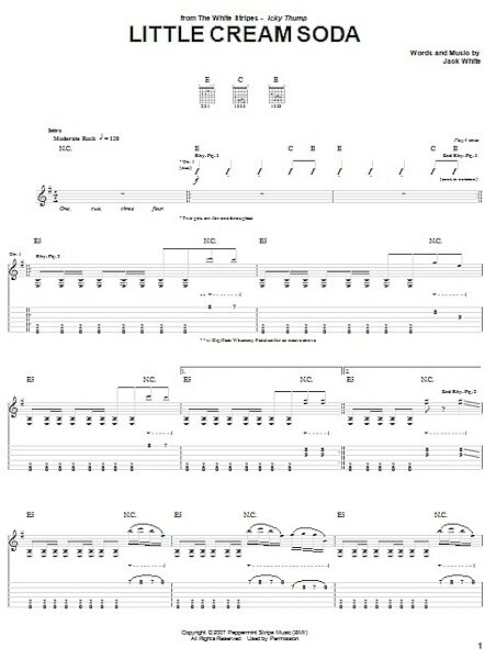 open zoom image for Little Cream Soda - Guitar TAB, New, Main