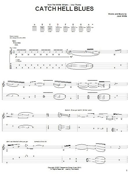 open zoom image for Catch Hell Blues - Guitar TAB, New, Main