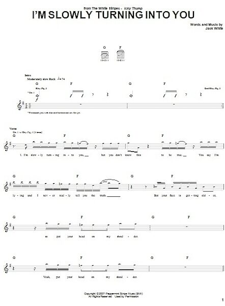 open zoom image for I'm Slowly Turning Into You - Guitar TAB, New, Main