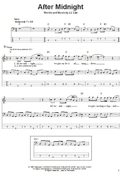 open zoom image for After Midnight - Bass Tab, New, Main