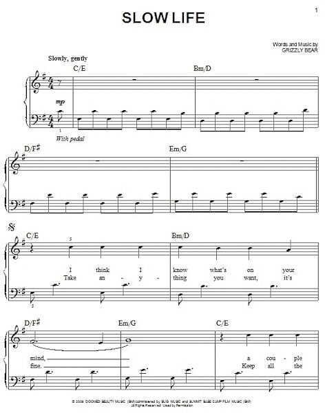 open zoom image for Slow Life - Easy Piano, New, Main
