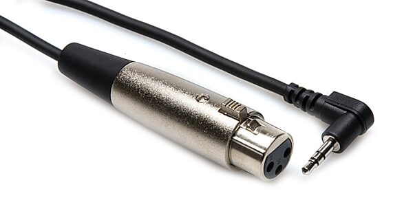 open zoom image for Hosa XVM-100F XLR3F to Right-Angle 1/8" TRS Cable, 1 foot, XVM-101F, Main
