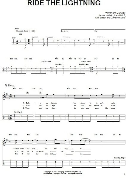 open zoom image for Ride The Lightning - Ukulele, New, Main
