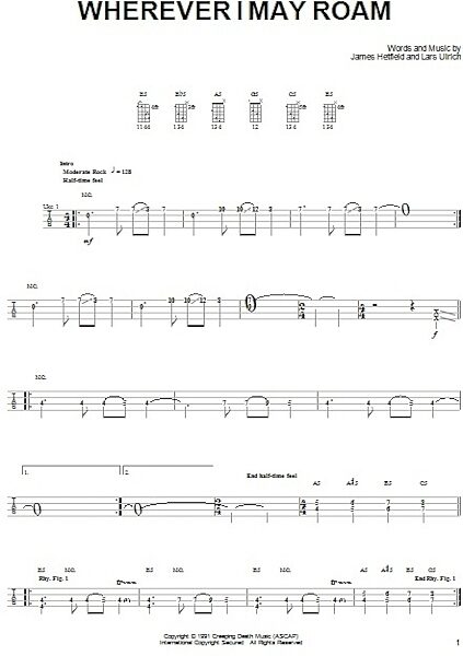 open zoom image for Wherever I May Roam - Ukulele, New, Main