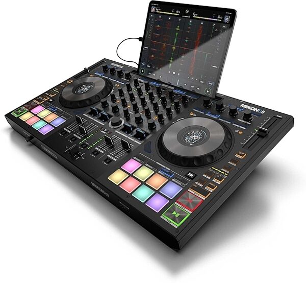 open zoom image for Reloop Mixon 8 Pro DJ Controller, Open Box (Very Good), Angle