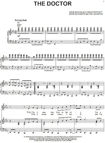open zoom image for The Doctor - Piano/Vocal/Guitar, New, Main