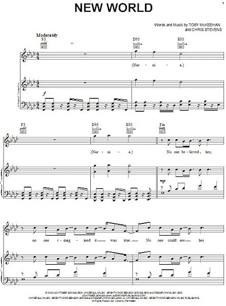 open zoom image for New World - Piano/Vocal/Guitar, New, Main