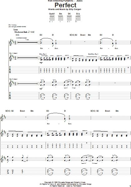 open zoom image for Perfect - Guitar TAB, New, Main