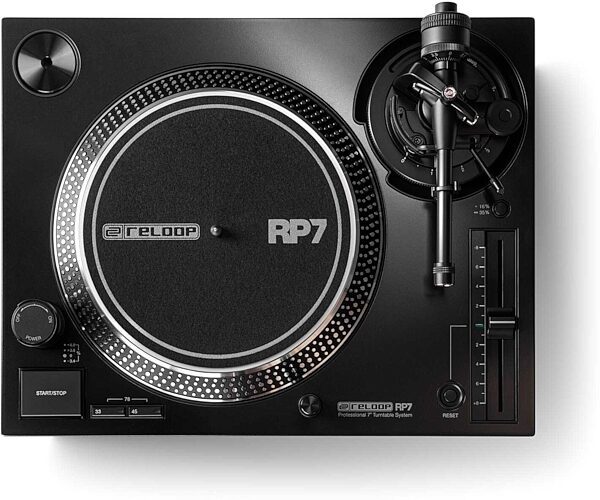 open zoom image for Reloop RP-7 Direct-Drive Turntable, New, Action Position Back