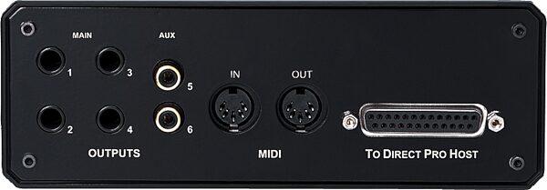 open zoom image for Aardvark DirectPro 24/96 PC Studio Interface with Cubase LE (Windows), Back