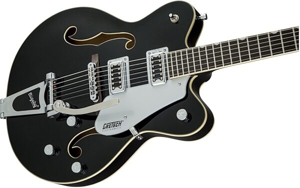 open zoom image for Gretsch G5422T Electromatic Hollow Double Cutaway Electric Guitar with Bigsby, Black Closeup