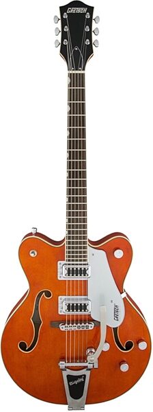 open zoom image for Gretsch G5422T Electromatic Hollow Double Cutaway Electric Guitar with Bigsby, Orange