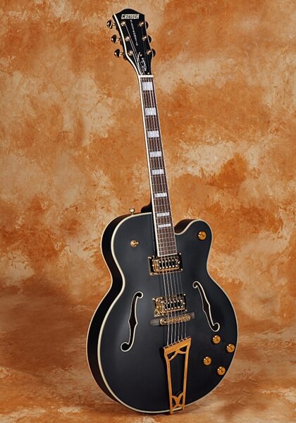 open zoom image for Gretsch G519BK Tim Armstrong Electromatic Hollowbody Electric Guitar, Glamour View 1