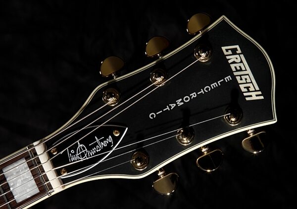 open zoom image for Gretsch G519BK Tim Armstrong Electromatic Hollowbody Electric Guitar, Headstock