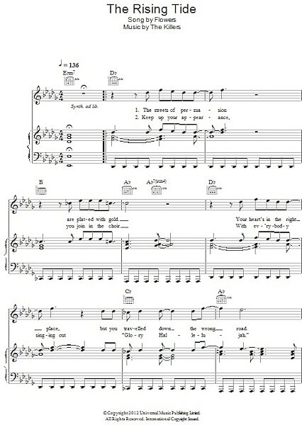 open zoom image for The Rising Tide - Piano/Vocal/Guitar, New, Main
