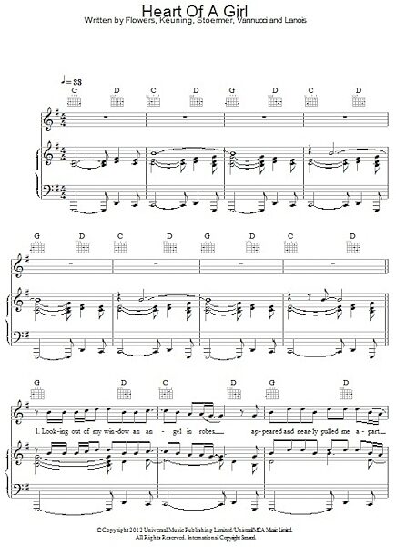 open zoom image for Heart Of A Girl - Piano/Vocal/Guitar, New, Main